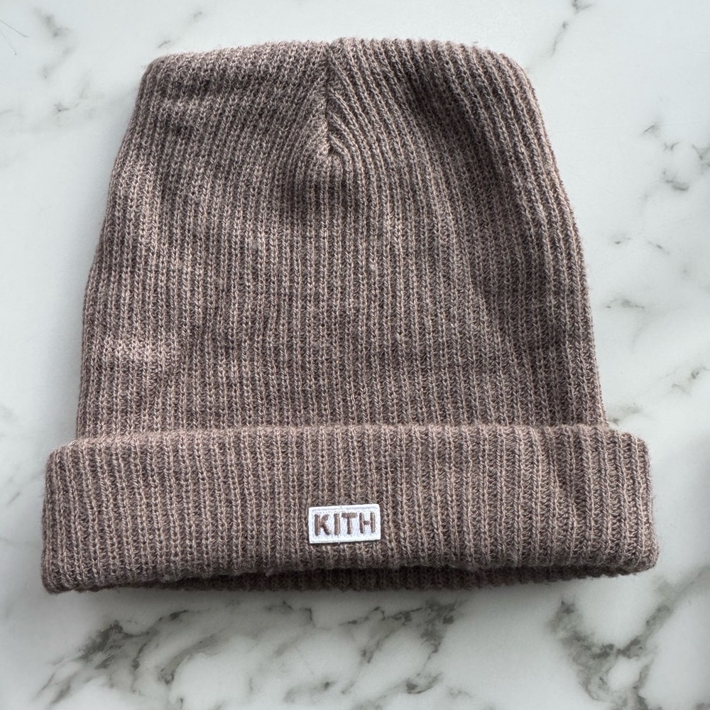Kith Kids Taupe Knit Hat
